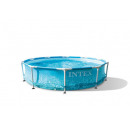 kit piscina bañera ocean 3,05x0,76m, azul