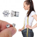 Orecchini di diamanti - Magnete snellente organico