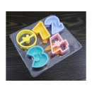 wholesale Licensed Products: Extruded forms DIGITS 1-4 blister