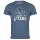 Großhandel Fashion & Accessoires: Herren T-Shirt Great Barrier, blau, sortierte Größ