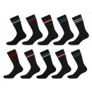 set of 10 socks man, tennis stripes n