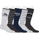 set of 5 men's socks, mountain
