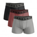 set of 3 men's boxer shorts, checkered belt
