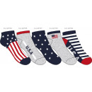 set of 5 children's short socks, usa