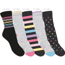 set di 5 calzini per bambini, colori