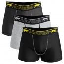 set of 3 children's boxer shorts, degrade blac