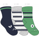 set of 3 baby socks, monsters