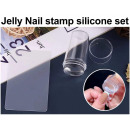  Ensemble de tampons en silicone Jelly Nail