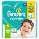 mayorista Salud y Cosmetica: Pampers baby dry ez talla 6 xl 13-18, paquete de 2