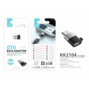 Großhandel KFZ-Zubehör: Adapter Otg Type-C auf Micro Black