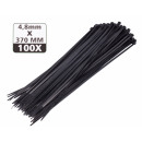 Cable ties 4.8 x 370 mm 100 pieces black