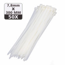 Cable ties 7.8 x 300 mm 50 pieces white