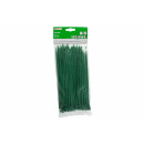 Cable ties 3.6 x 200 mm / 100 pieces green