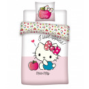Hello Kitty gyerek ágyneműhuzat 100×140 cm, 40×45 