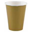 Gold papír pohár 8 db-os 250 ml