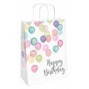 nagyker Ajándékok és papíráruk: Happy Birthday Pastel papírzacskó 2 db-os