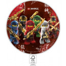 LEGO Ninjago paper plate 8 pcs 23 cm FSC