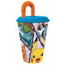  Coppa di paglia Pokémon, plastica 430 ml