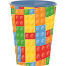 Ziegel, LEGO gemustertes Glas, Kunststoff 260 ml