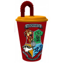  Tasse à paille Harry Potter, plastique 430 ml