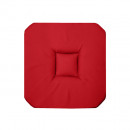 Krzesło Poduszka z 4 klapami, czerwone 36 x 36 x 3