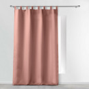 cortina de bucle, rosa empolvado, 140 x 260 cm, po