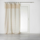 cortina con trabillas, 140 x 240 cm, polialgodón l