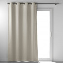 cortina con ojales, lino, 135 x 260 cm, 100% ocult