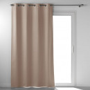 cortina con ojales, avellana, 135 x 260 cm, 100% o