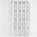 cortina con ojales, 140 x 240 cm, gasa jacquard