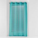függöny fűzőlyukkal, kék, 140 x 280 cm, voile sa