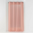 függöny fűzőlyukkal, rózsaszín, 140 x 280 cm, voil