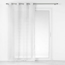 cortina con ojales, 140 x 280 cm, gasa finamente t