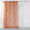 cortina con ojales, terracota/oro, 140 x 240 cm,