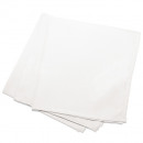 3 servilletas, blancas 40 x 40 cm, poliéster