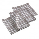 3 servilletas, taupe 45 x 45 cm, tela de algodón