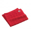 toalla cocina, rojo, 50x50x0,5, esponja lisa