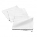 3 servilletas, blancas, 40x40x0,2, algodón Unido