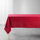 mantel rectangular, rojo, 140 x 240 cm, algodón un