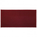 dywanik dekoracyjny prostokąt, czerwony, 120x50x1,