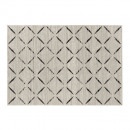 alfombra rectangular, 140 x 200 cm, viscosa tejida