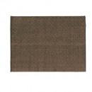 alfombra rectangular, negra, 120 x 170 cm, yute li
