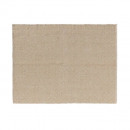alfombra rectangular, blanca, 120 x 170 cm, yute l
