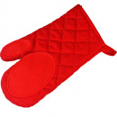 guante, rojo 30 x 18 cm, polycotton + cuño de sili
