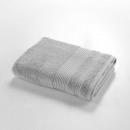 toalla bañera, gris perla, 70 x 130 cm, esponja