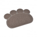 wholesale Garden & DIY store: pvc paw shape rug 40*30cm taupe