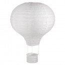 Großhandel Dekoration: Papierlampion Heißluftballon, 30cm ø, weiß, 1 S
