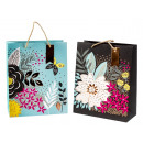 Großhandel Taschen & Reiseartikel:Geschenktüte Exclusi ve Flowers mit Glanz + Strukt