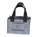 Großhandel Taschen & Reiseartikel: Filz-Tasche für 6 Flaschen 22x14x15cm ...