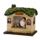  Snack House with dwarf and solar light h = 25cm